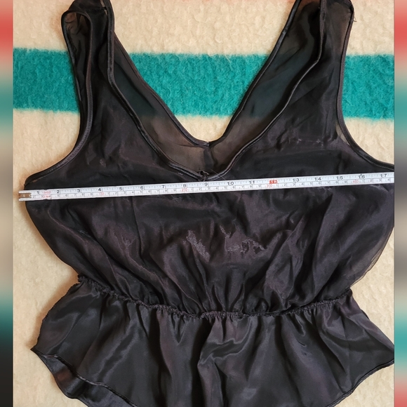 Elegant Black Sheer Bodysuit - Picture 7 of 9